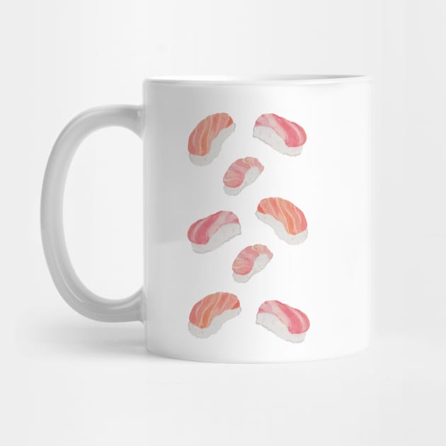 Sushi Pattern by latheandquill